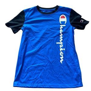 Champion Big Boys Short Sleeve Signature Colorblocked Tee Size L